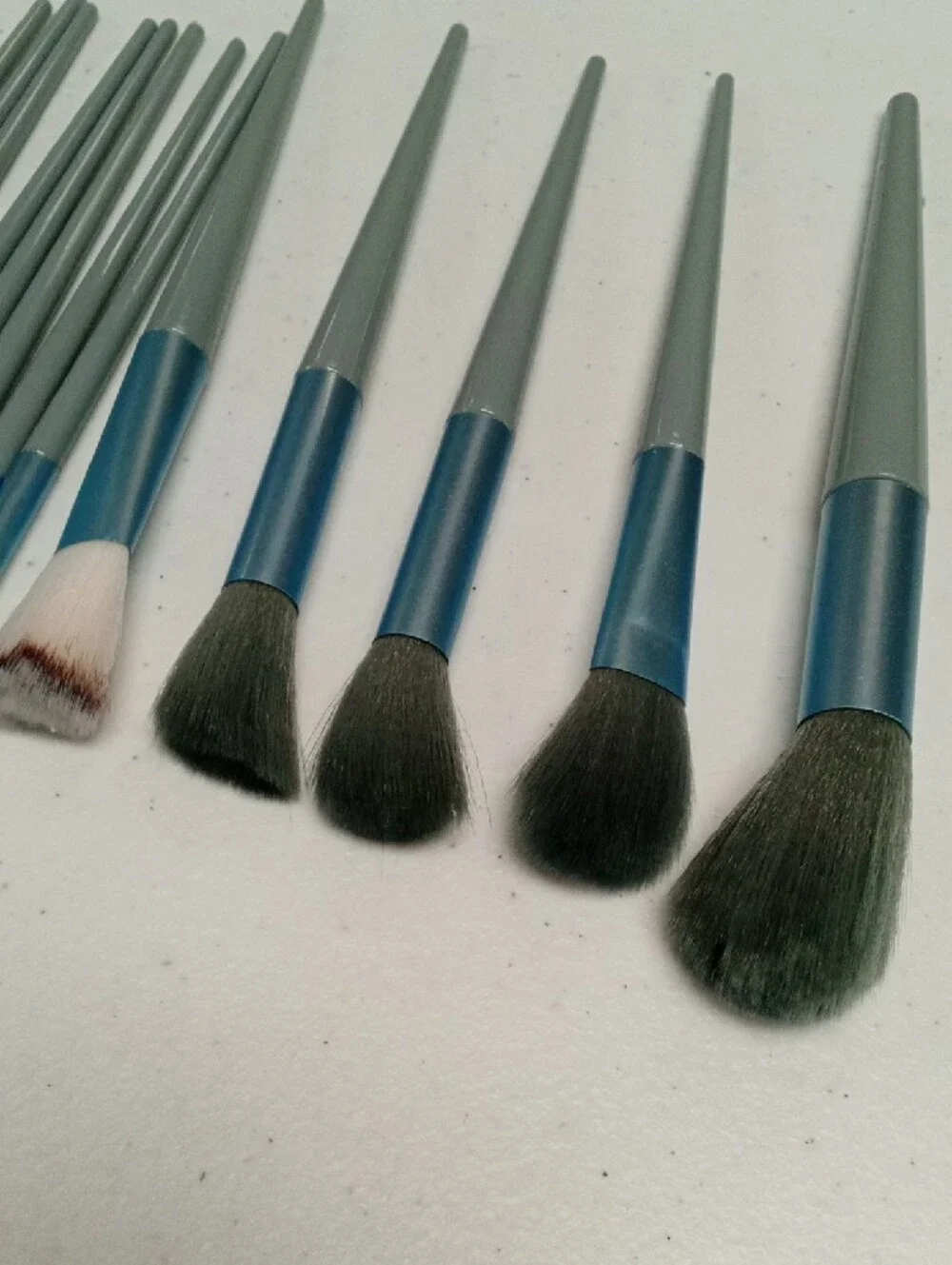 Unbranded Blue Make-up Brushes